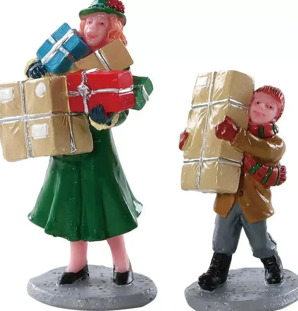 Lemax christmas rush s/2 kerstdorp figuur type 2 Caddington Village 2018