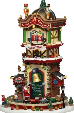 Lemax christmas 'time' countdown bewegend kersthuisje Caddington Village 2026