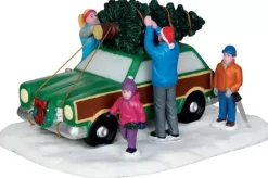 Lemax christmas tree transport kerstdorp tafereel Jukebox Junction 2014