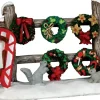 Lemax christmas wreaths 4 sale kerstdorp accessoire 2015