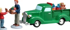Lemax church toy drive kerstdorp tafereel 2026
