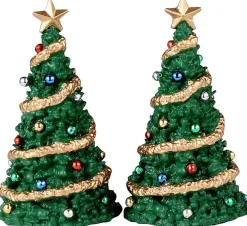 Lemax classic christmas tree, set of 2 kerstdorp accessoire 2023