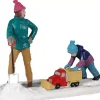 Lemax clearing the sidewalk kerstdorp figuur type 3 Vail Village 2021