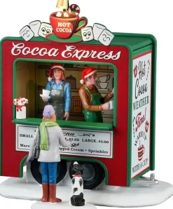 Lemax cocoa express s/2 verlicht kerstdorp tafereel 2024