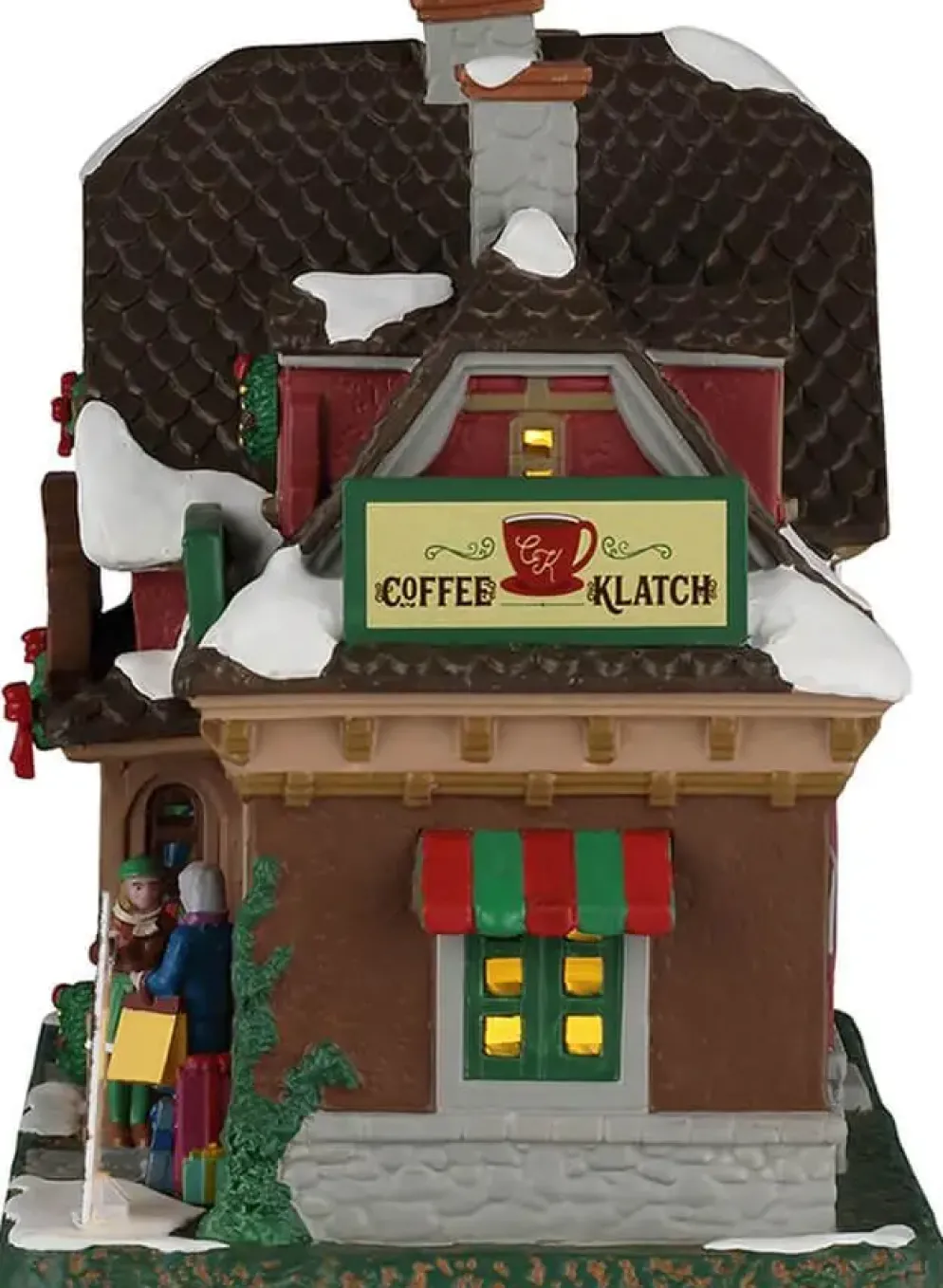 Lemax coffee klatch verlicht kersthuisje Caddington Village 2026