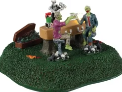 Lemax coffin bar bewegend tafereel Spooky Town 2023