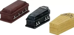 Lemax coffins s/3 accessoire Spooky Town 2007