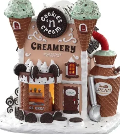 Lemax cookies 'n cream creamery verlicht kersthuisje Sugar 'N' Spice 2021