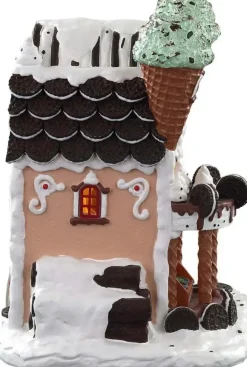 Lemax cookies 'n cream creamery verlicht kersthuisje Sugar 'N' Spice 2021