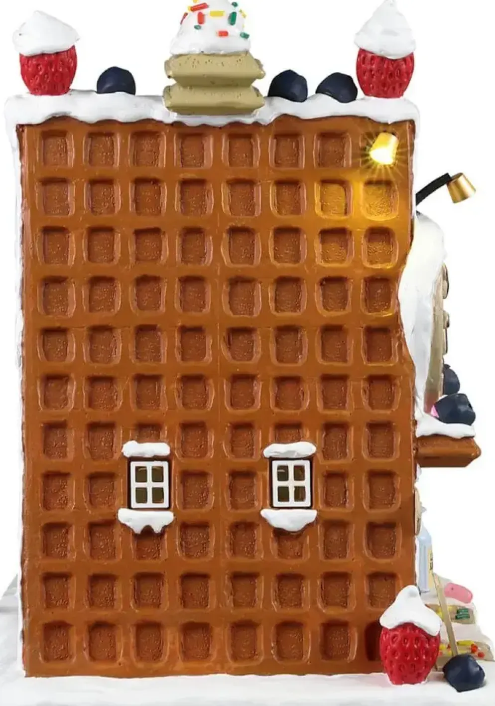 Lemax cookie's waffle café verlicht kersthuisje Sugar 'N' Spice 2024