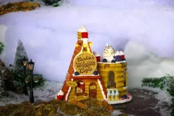 Lemax cookie's waffle café verlicht kersthuisje Sugar 'N' Spice 2024