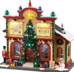 Lemax cranberry hill christmas boutique verlicht kersthuisje Caddington Village 2023