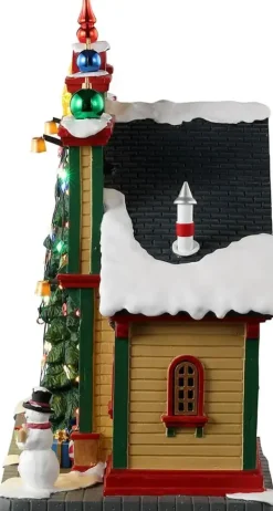 Lemax cranberry hill christmas boutique verlicht kersthuisje Caddington Village 2023