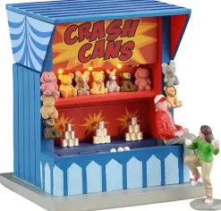 Lemax crash cans game verlicht kerstdorp tafereel Carnival 2025