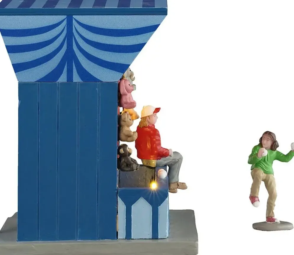Lemax crash cans game verlicht kerstdorp tafereel Carnival 2025