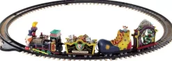 Lemax crazy clown express bewegende trein Spooky Town 2019