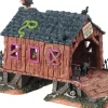 Lemax creepy covered bridge tafereel Spooky Town 2023