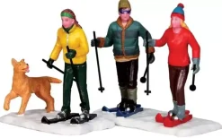 Lemax cross-country friends s/2 kerstdorp figuur type 4 Vail Village 2013