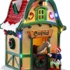 Lemax cupid's den, verlicht kerstdorp tafereel Santa's Wonderland 2025