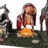 Lemax cursed campfire verlicht tafereel Spooky Town 2025