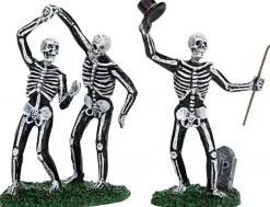 Lemax dancing skeletons s/2 halloween figuur Spooky Town 2007