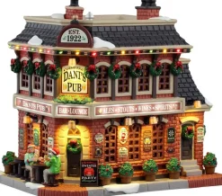 Lemax dani's pub verlicht kersthuisje Caddington Village 2026