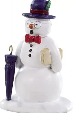 Lemax dapper & debonair snowman kerstdorp figuur type 1 Caddington Village 2019