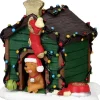 Lemax decorated light doghouse kerstdorp figuur type 2 Vail Village 2010