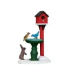 Lemax deer fountain kerstdorp accessoire Vail Village 2011