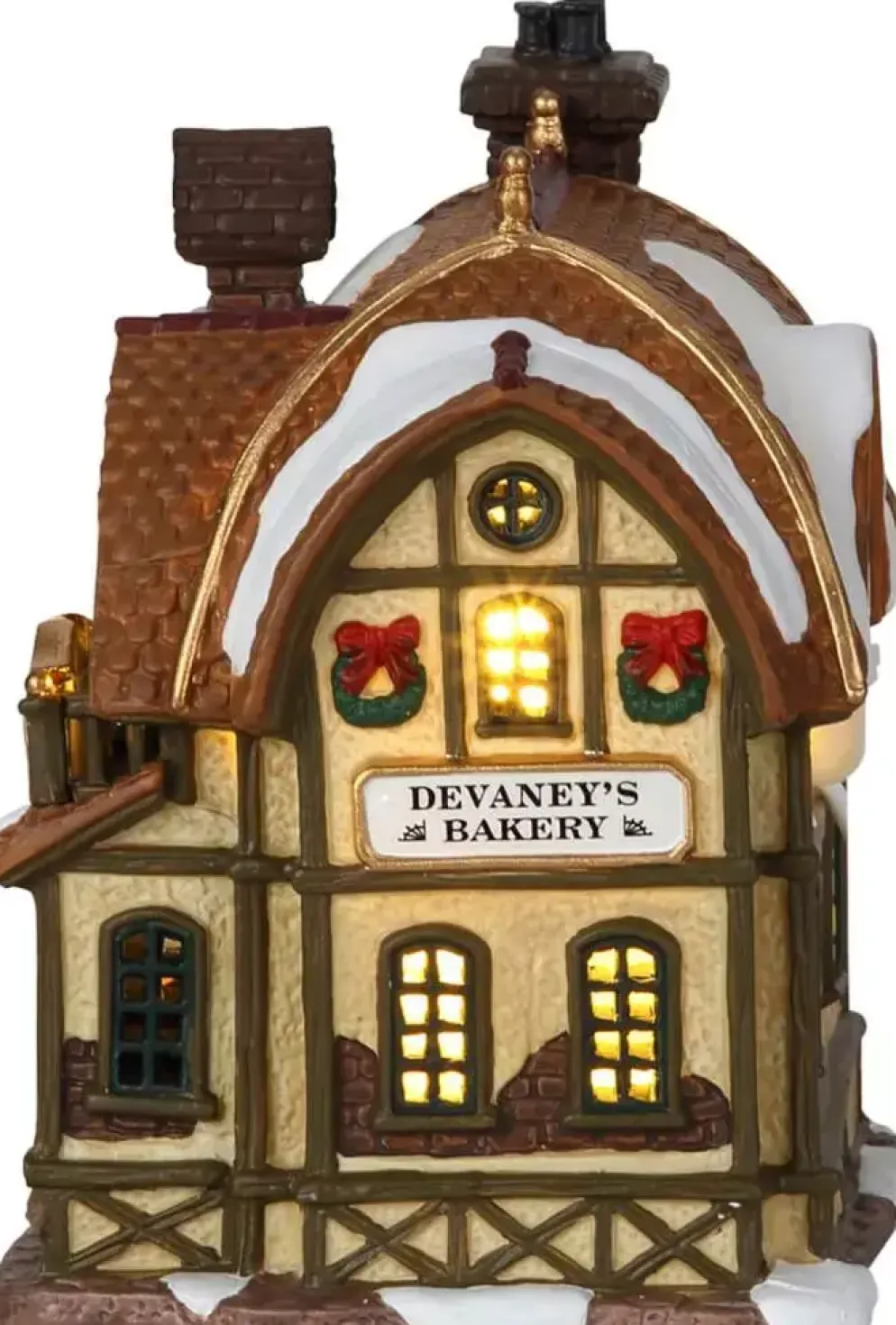 Lemax devaney's bakery b/o led verlicht kersthuisje Caddington Village 2003