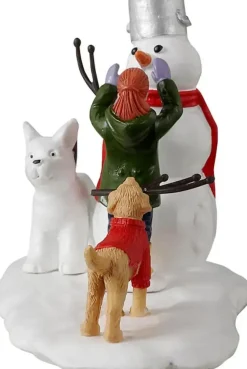 Lemax doggone winter fun kerstdorp tafereel Vail Village 2023