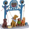 Lemax dog parking kerstdorp tafereel Caddington Village 2021