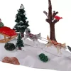 Lemax dog sledding afternoon kerstdorp tafereel Vail Village 2021