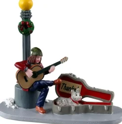 Lemax downtown busker kerstdorp figuur type 3 2023