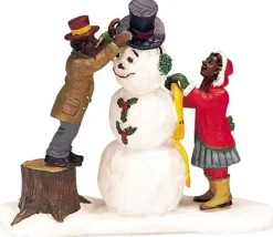 Lemax dressing mr. snowman kerstdorp figuur type 3 Caddington Village 2003