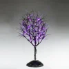 Lemax dry tree with purple lights verlichte boom Spooky Town 2025