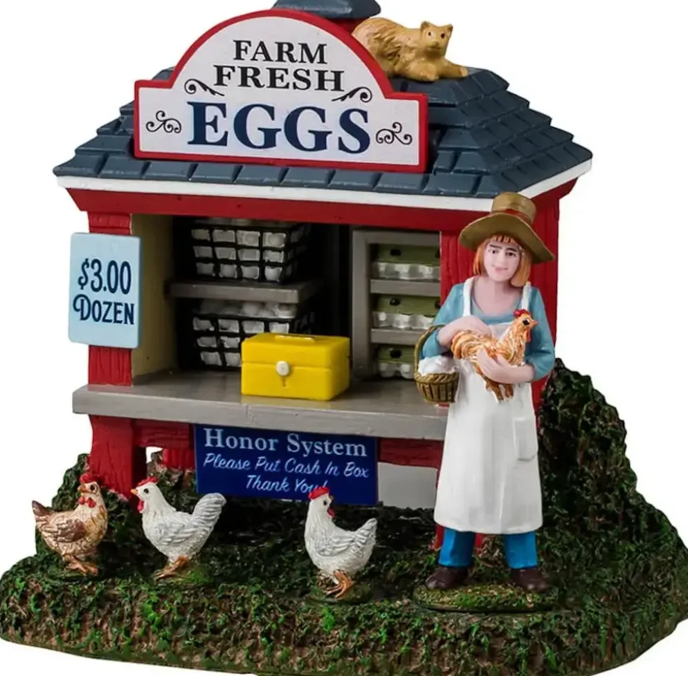 Lemax egg-cellent egg stand kerstdorp tafereel Harvest Crossing 2024