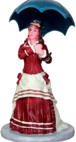 Lemax elegant lady kerstdorp figuur type 1 Caddington Village 2014