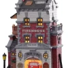 Lemax engine company no. 9 verlicht kersthuisje Caddington Village 2021