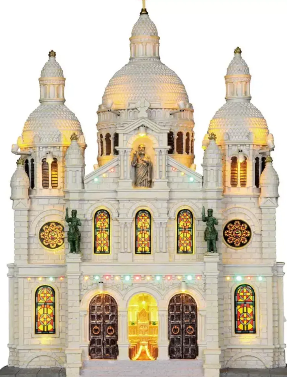Lemax europe cathedral verlichte facade 2014