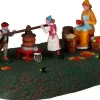 Lemax family cider bewegend kerstdorp tafereel Caddington Village 2022