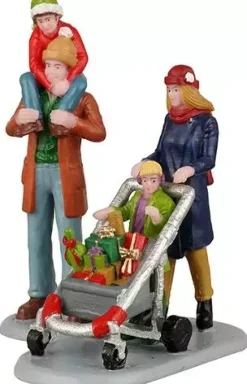 Lemax family holiday shopping spree s/2 kerstdorp figuur type 5 Vail Village 2022