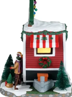 Lemax farm fresh christmas trees verlicht kersthuisje Vail Village 2023