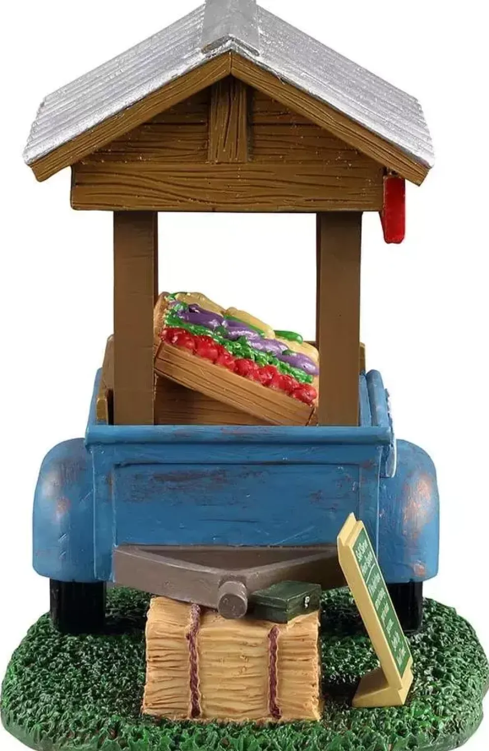 Lemax farm fresh vegetable trailer kerstdorp tafereel Harvest Crossing 2021