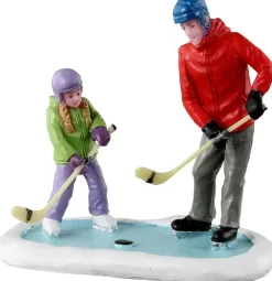 Lemax father daughter practice time kerstdorp figuur type 2 Vail Village 2023