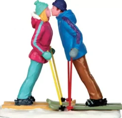 Lemax first ski date kerstdorp figuur type 2 Vail Village 2014