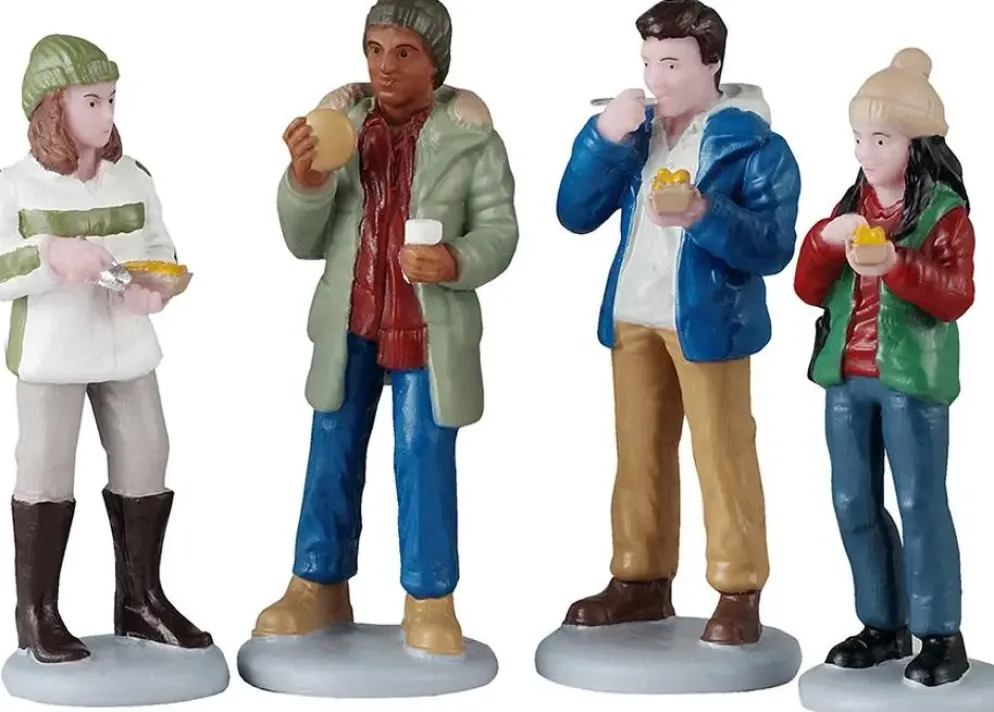 Lemax food truck patrons kerstdorp figuur type 4 2025