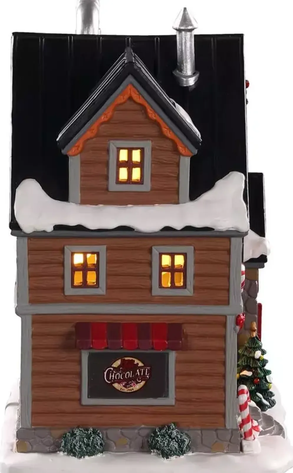 Lemax for the love of chocolate shop verlicht kersthuisje Vail Village 2020