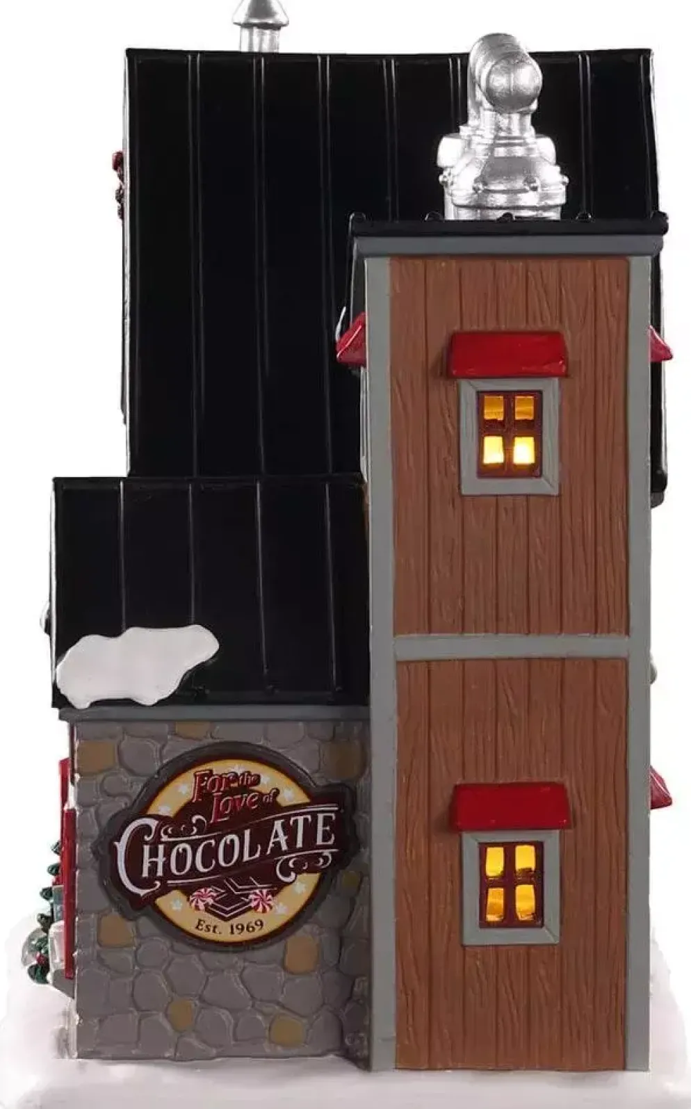 Lemax for the love of chocolate shop verlicht kersthuisje Vail Village 2020
