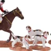 Lemax fox hunt s/5 kerstdorp tafereel Caddington Village 2020